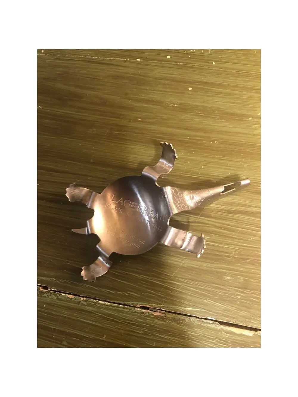 Lagerhead Black And Tan Turtle Snapper Bottle Opener